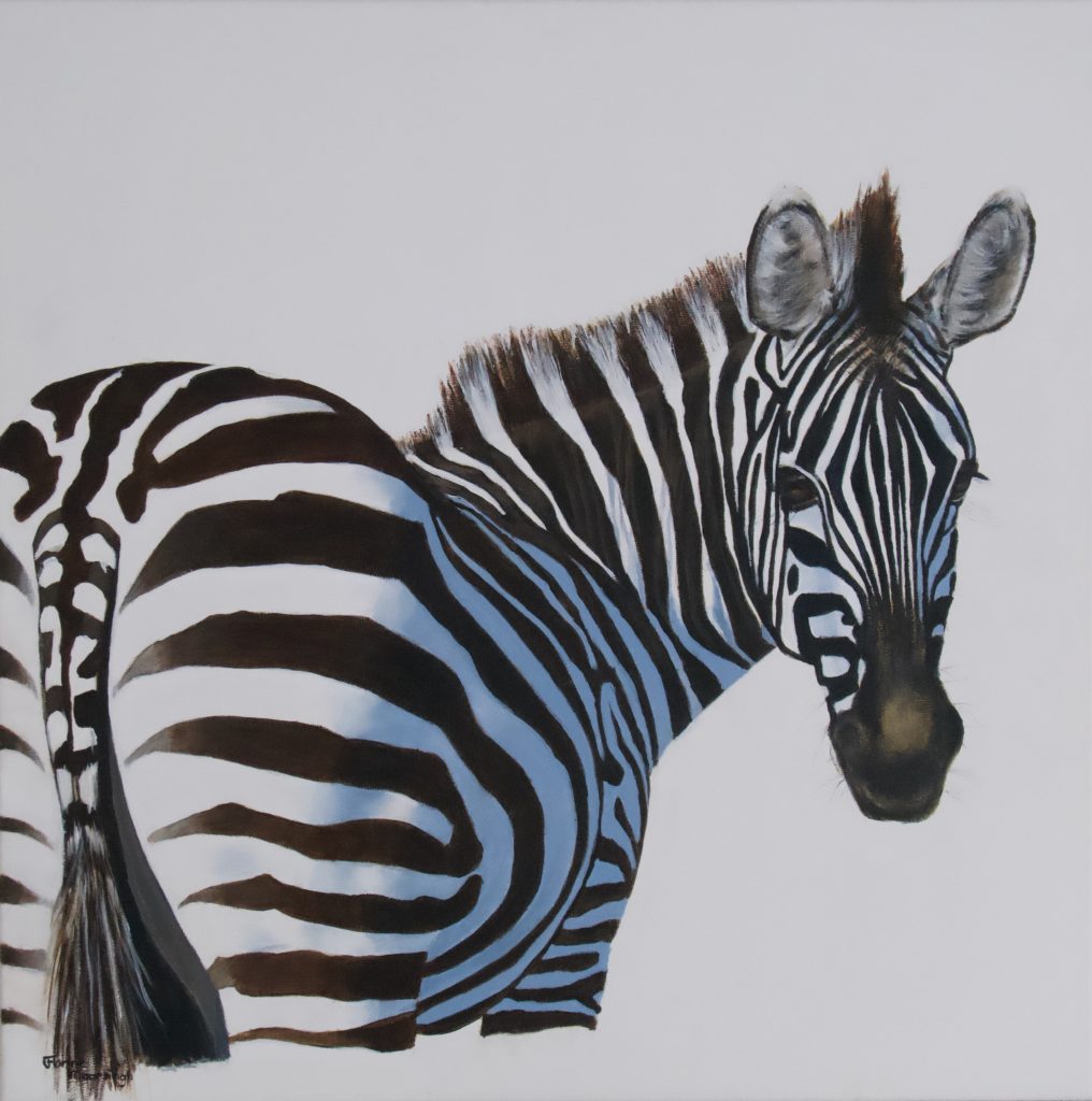 Zebra painting by Art Studio Florine