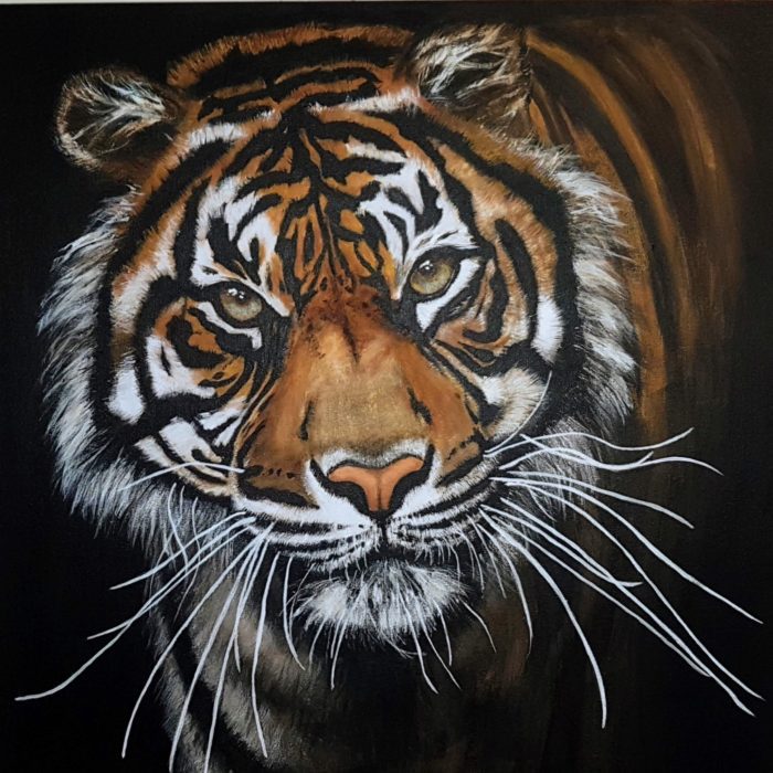 Painting of a tiger by Art Studio Florine